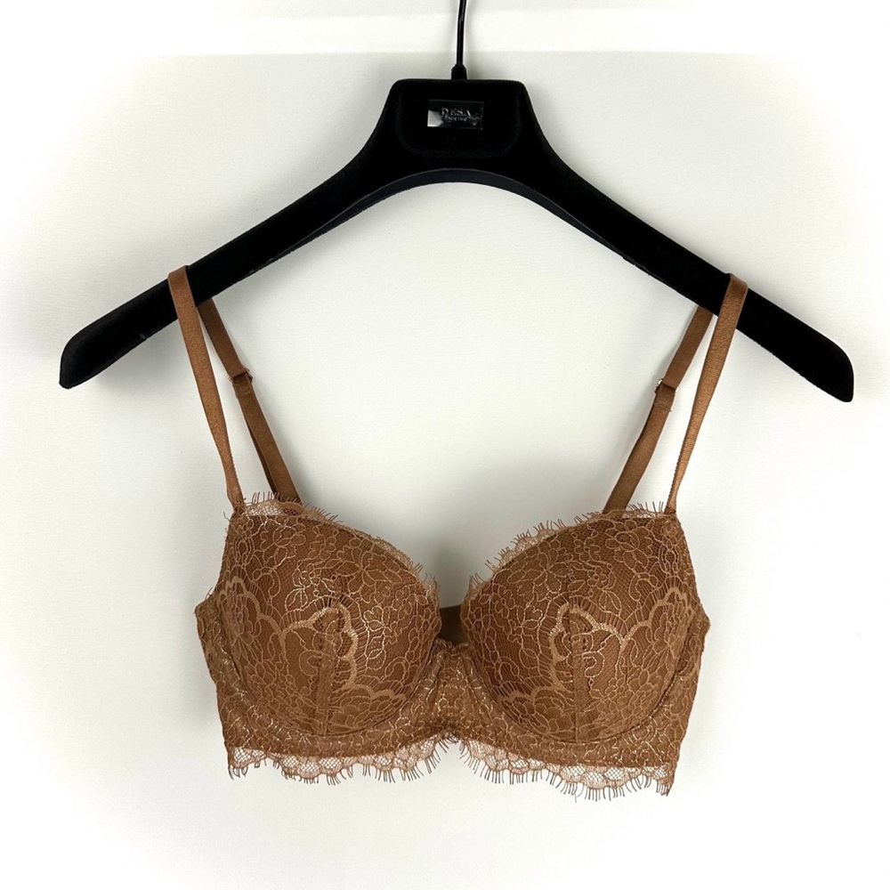 Victoria's Secret Very Sexy Demi Lace Bra in Brown